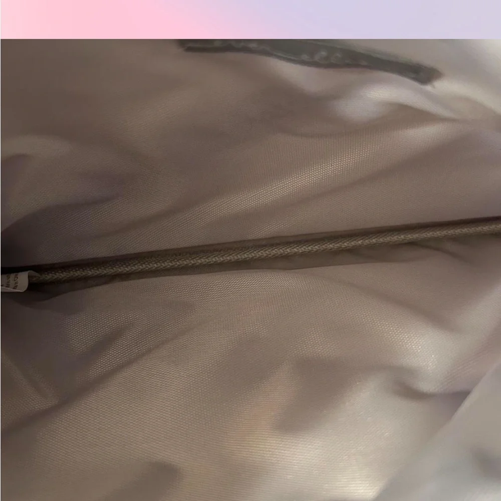 Pink and Blue Makeup Bag With Funny Saying‎